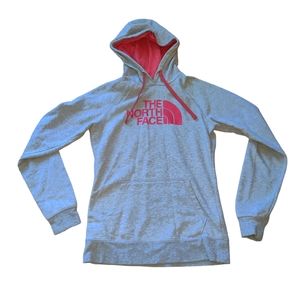 The North Face Grey Hoodie Sweatshirt Size Small